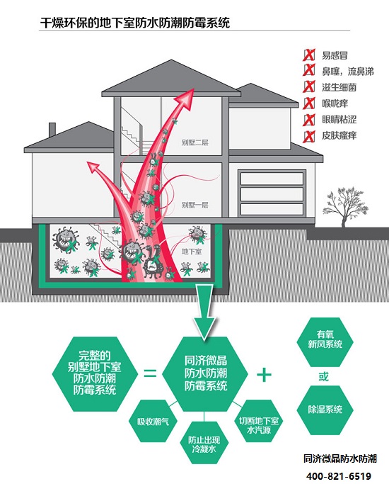 地下室潮湿发霉的严重性